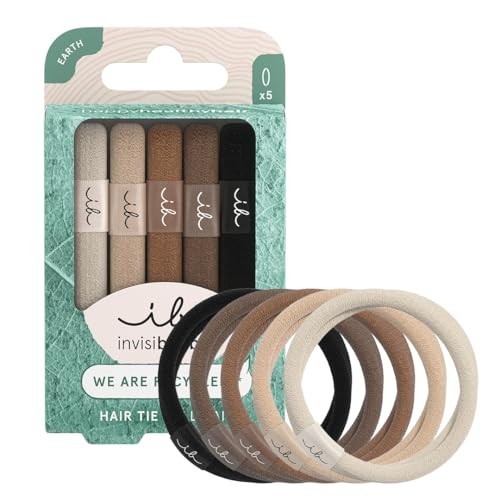 5er haargummi set braun mocha - haargummi,
