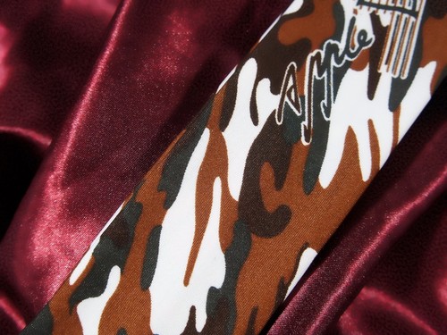 Haarband camouflage braun blau - braun,