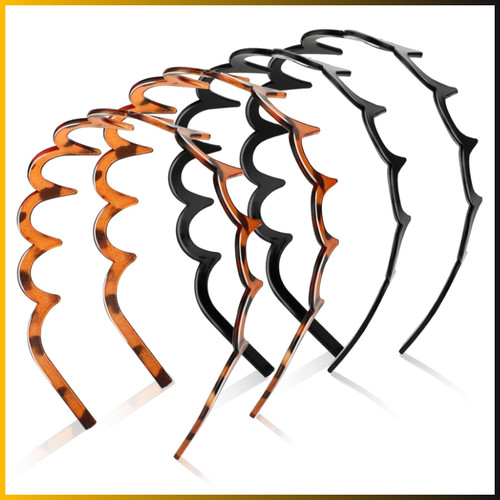 Zickzack haarreif 4er - zickzack,