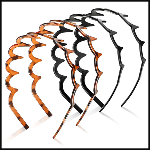 Zickzack haarreif 4er set - haarreif,