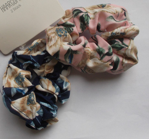 2er packung haargummi blau - 2er,