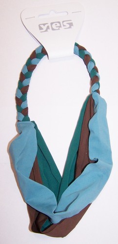 Haarband braun grün - braun,, blau
